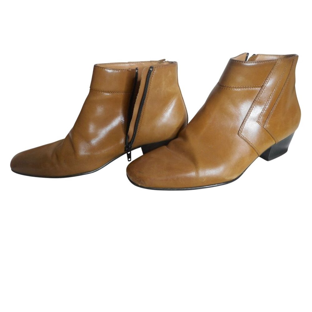 Giorgio Brutini Men’s Dumont Boot Brown Size 8 M 155482 Genuine Leather side Zip - Picture 2 of 9
